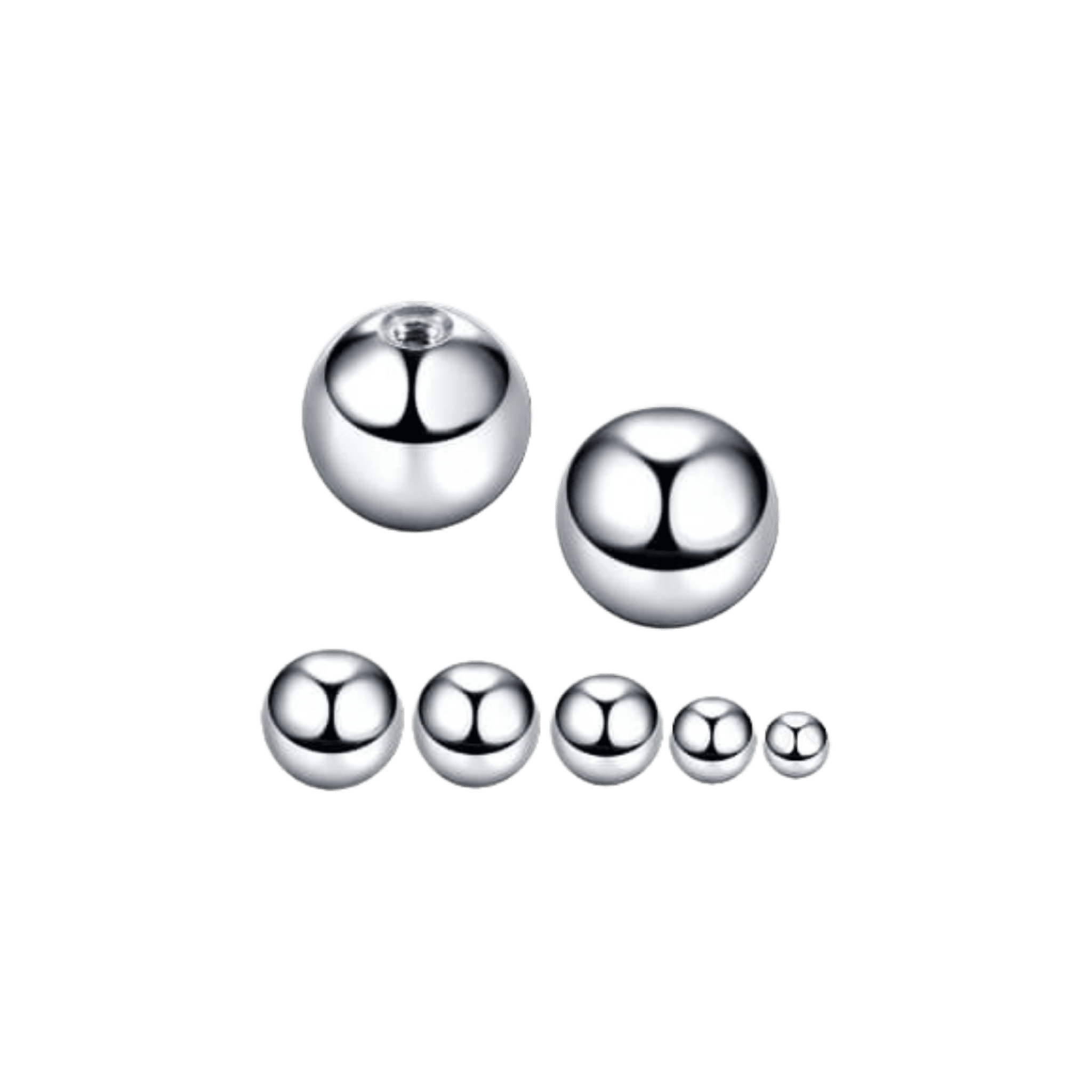 stainless steel ball ends spare parts for barbell earrings