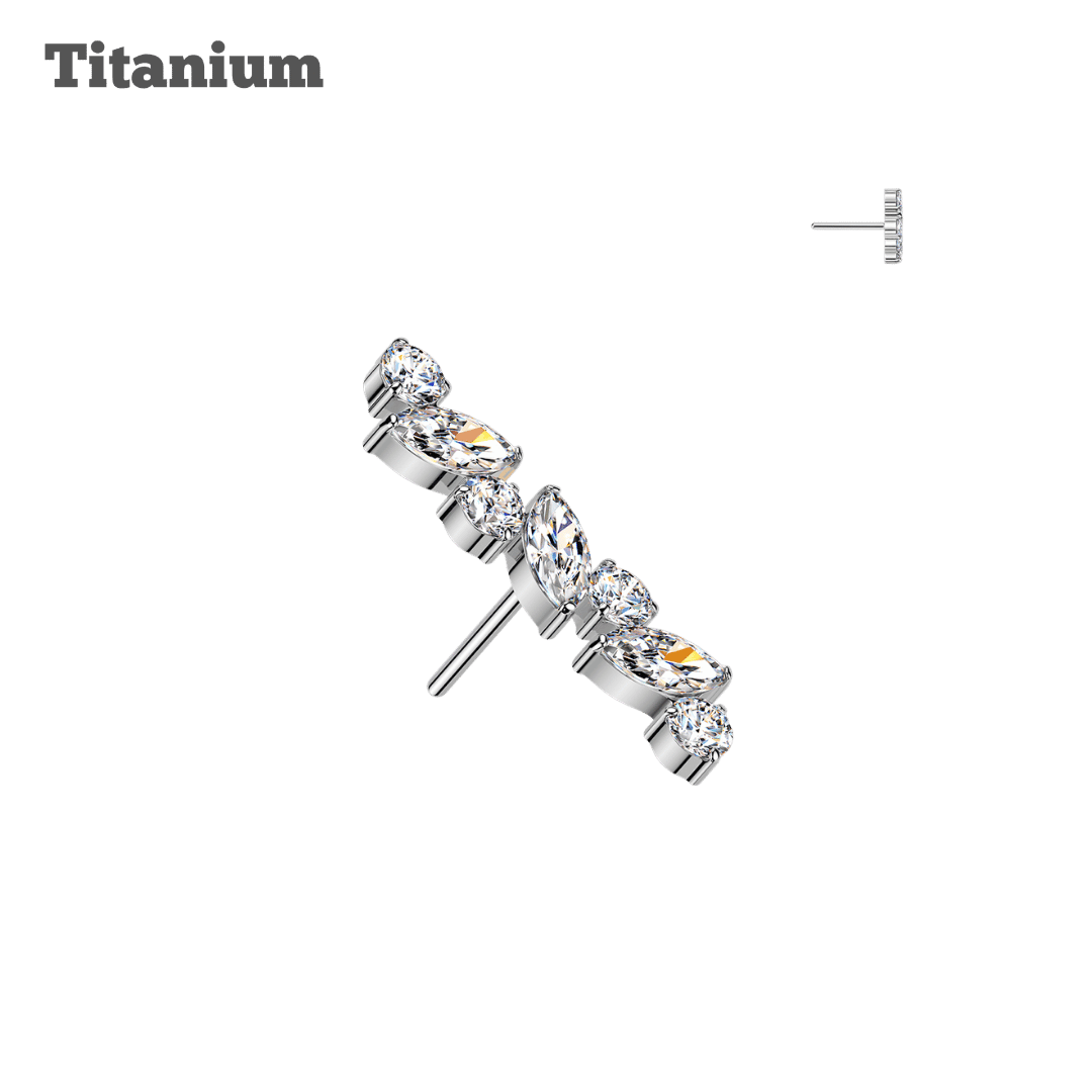 Titanium Lyra Threadless Top