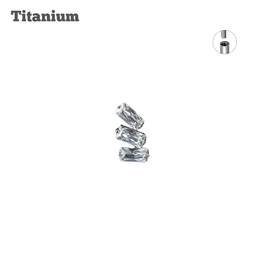 Titanium Zara Threaded Labret
