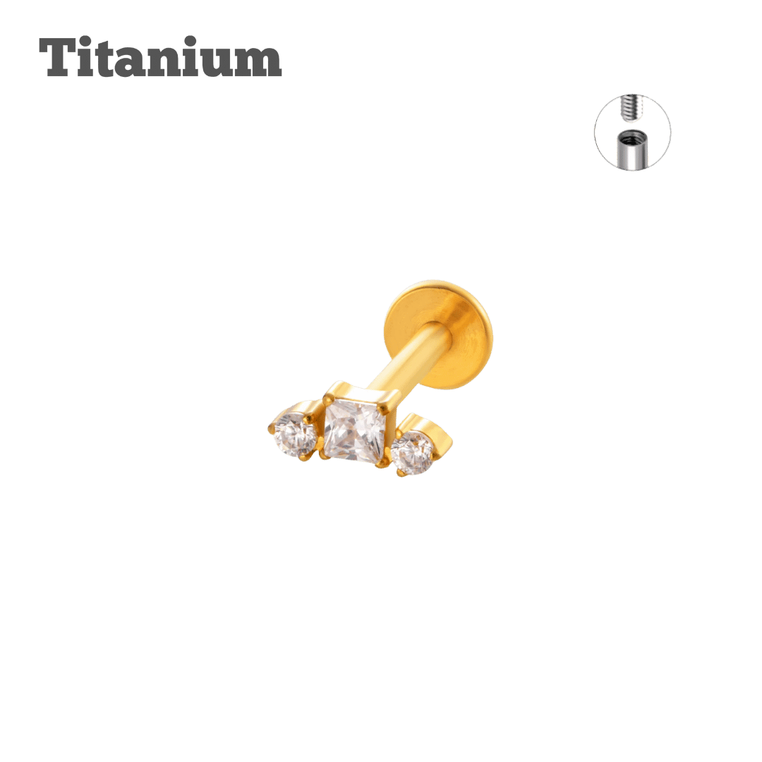 Titanium Criza Threaded Labret