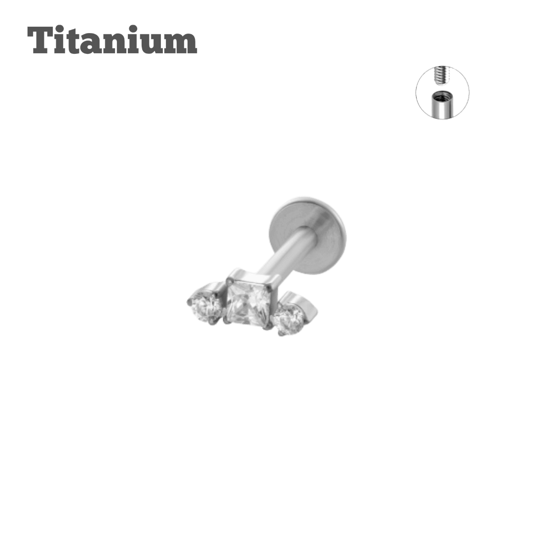 Titanium Criza Threaded Labret