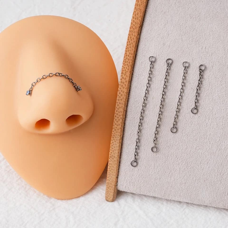 Titanium Plain Single Chain