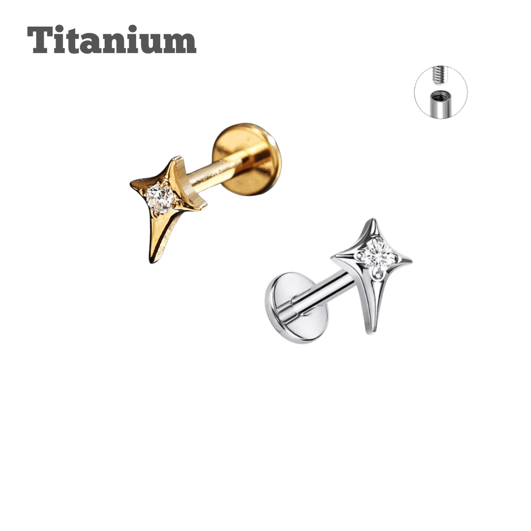 Titanium Tala Threaded Labret