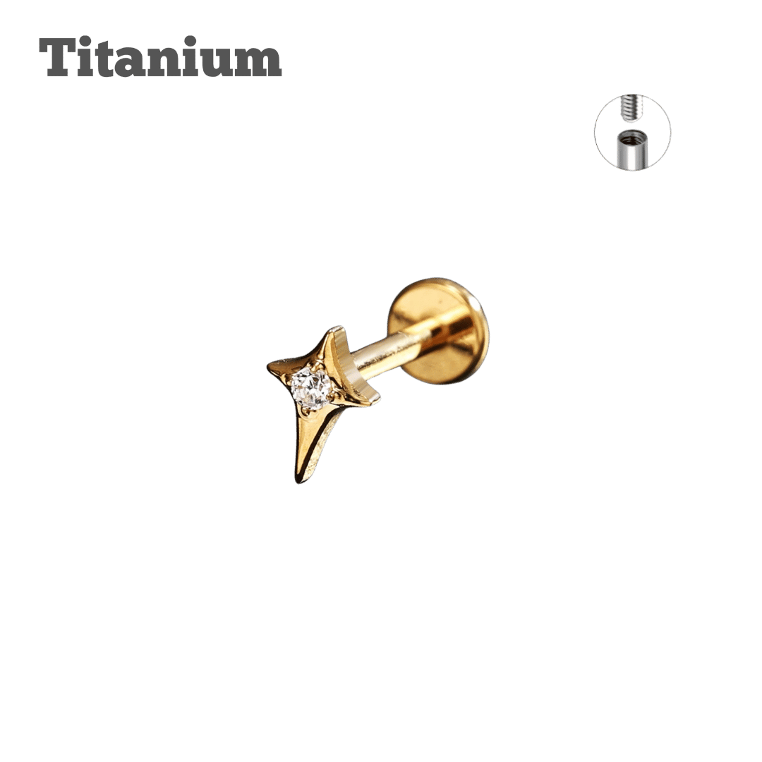 Titanium Tala Threaded Labret