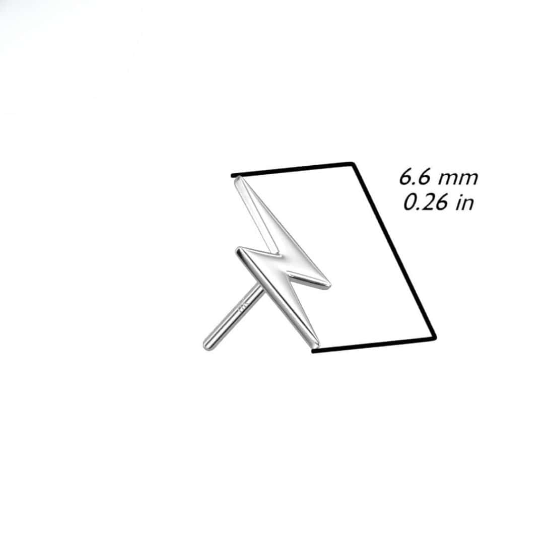 jewelry size lightning threadless top