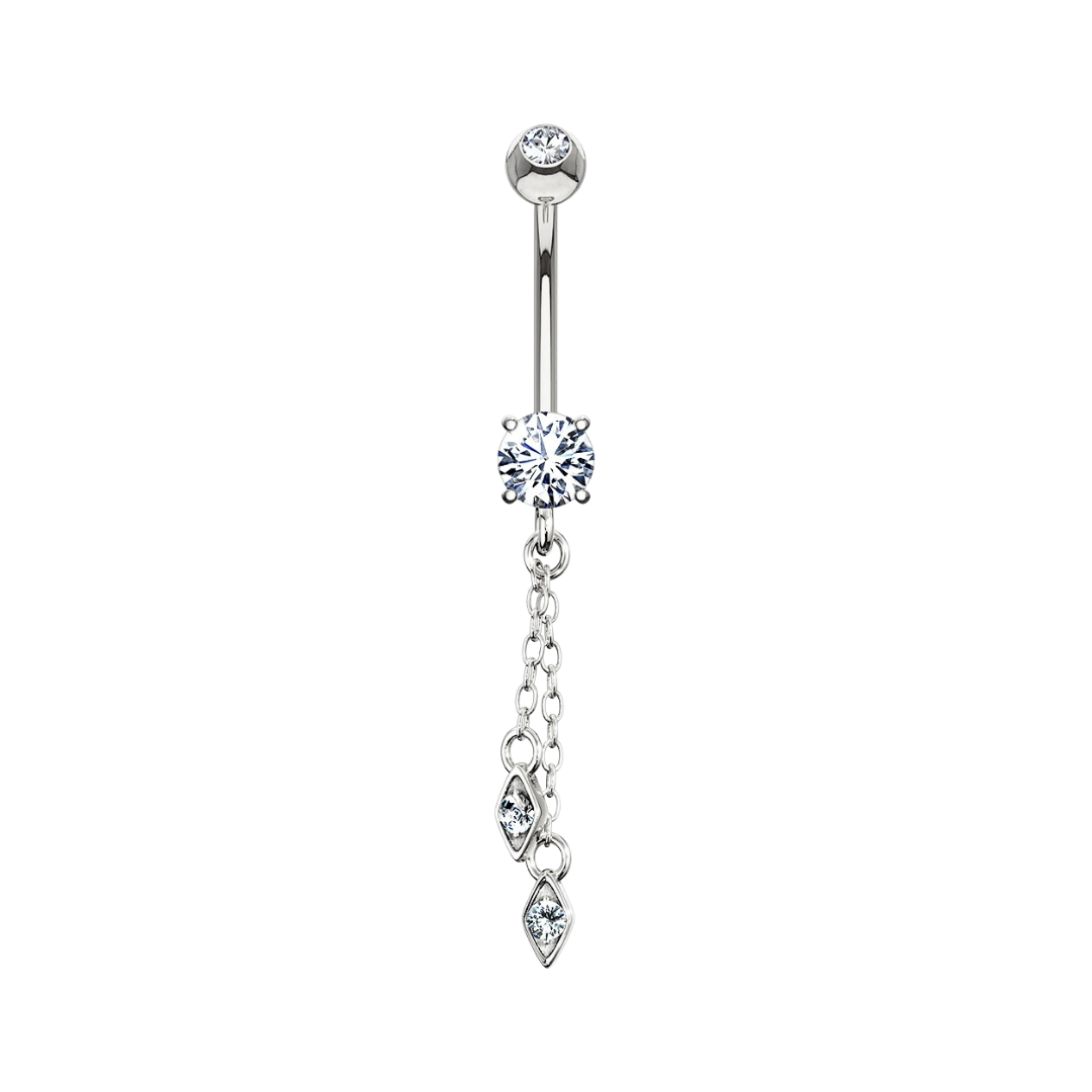 14K GOLD OPHELIA BELLY BARBELL