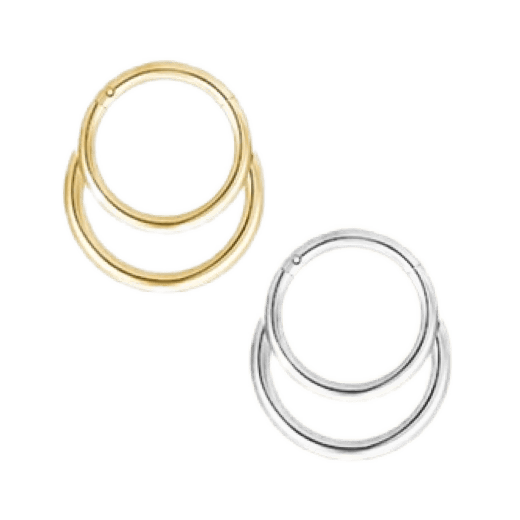 ashley stainles steel hinged hoop jewelry