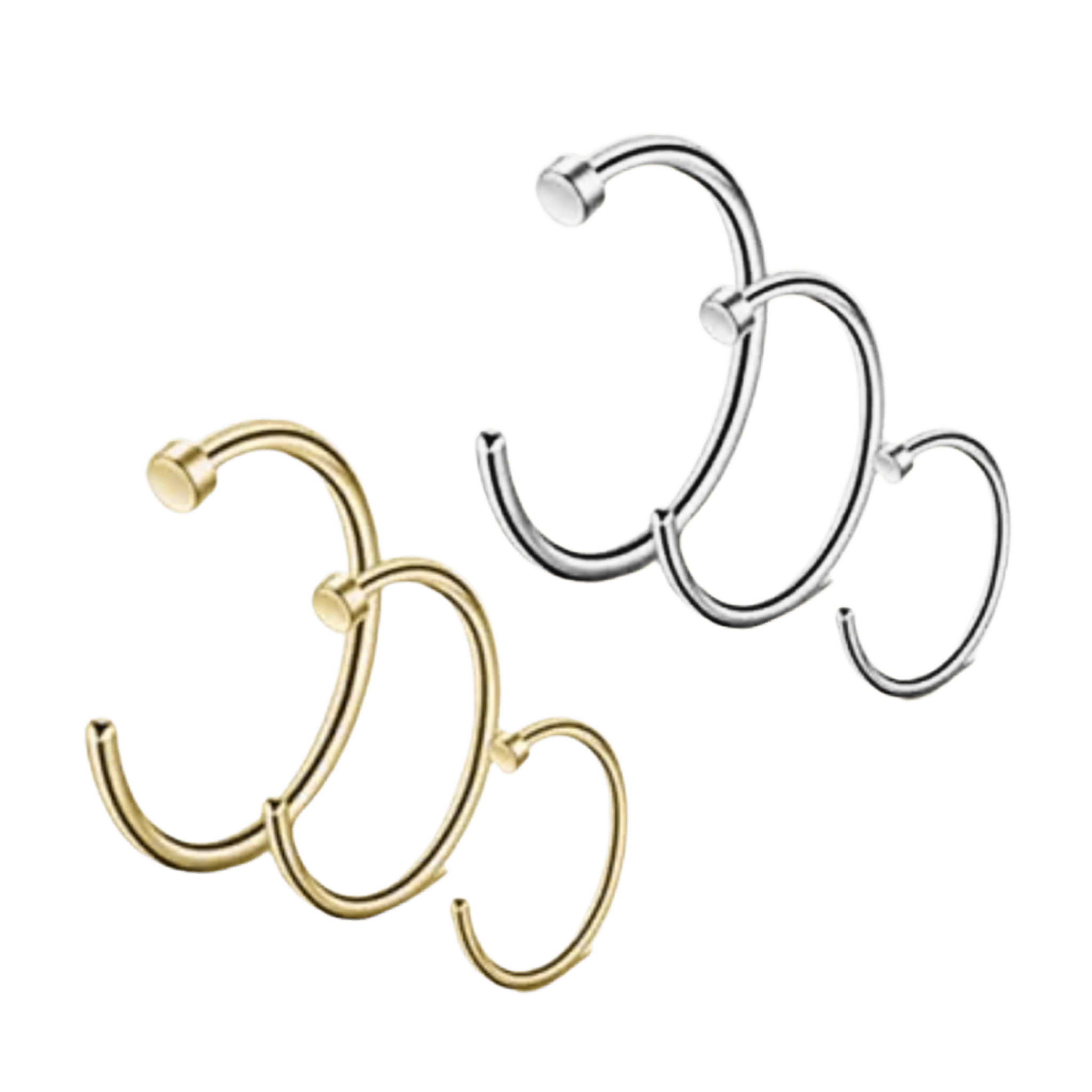 flat end open hoop sizes