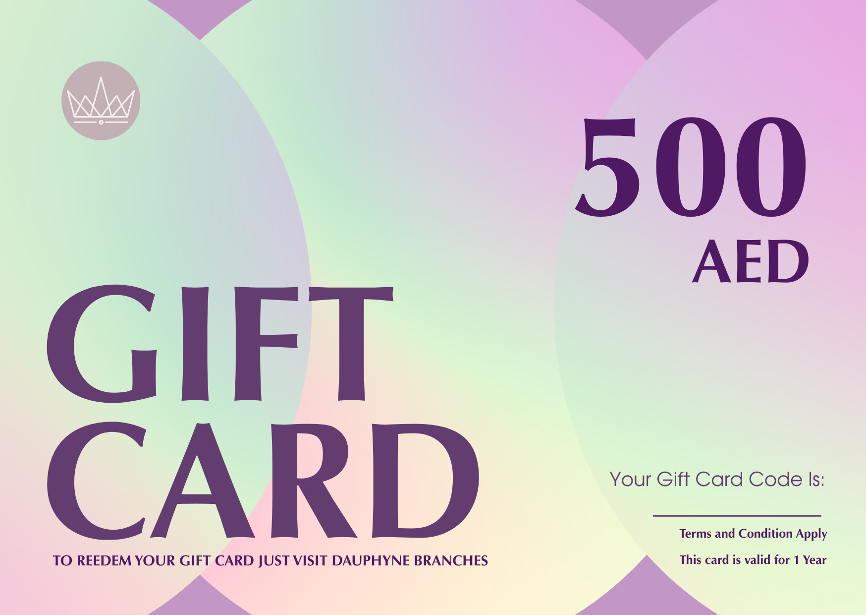 GIFT CARD 500AED