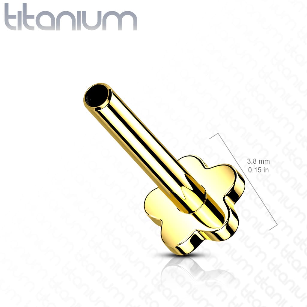 titanium threadless labret post size