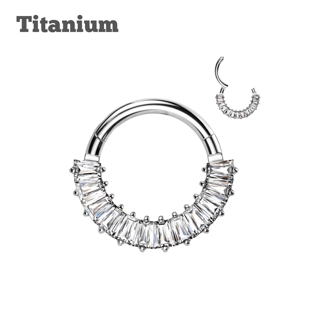 Reem Titanium Hinged Hoop