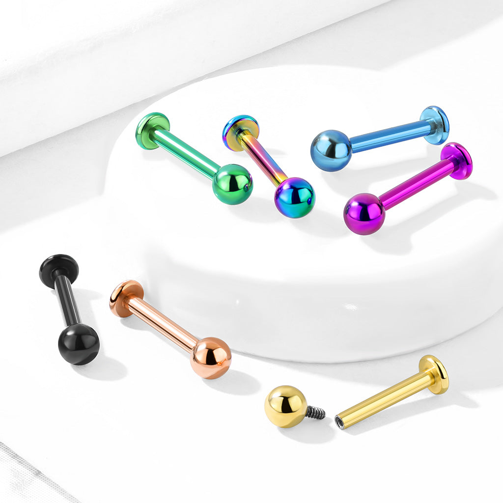 Ball Ends Threaded Titanium Labret