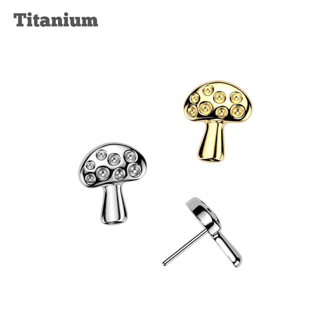 Titanium Mushie Threadless Top