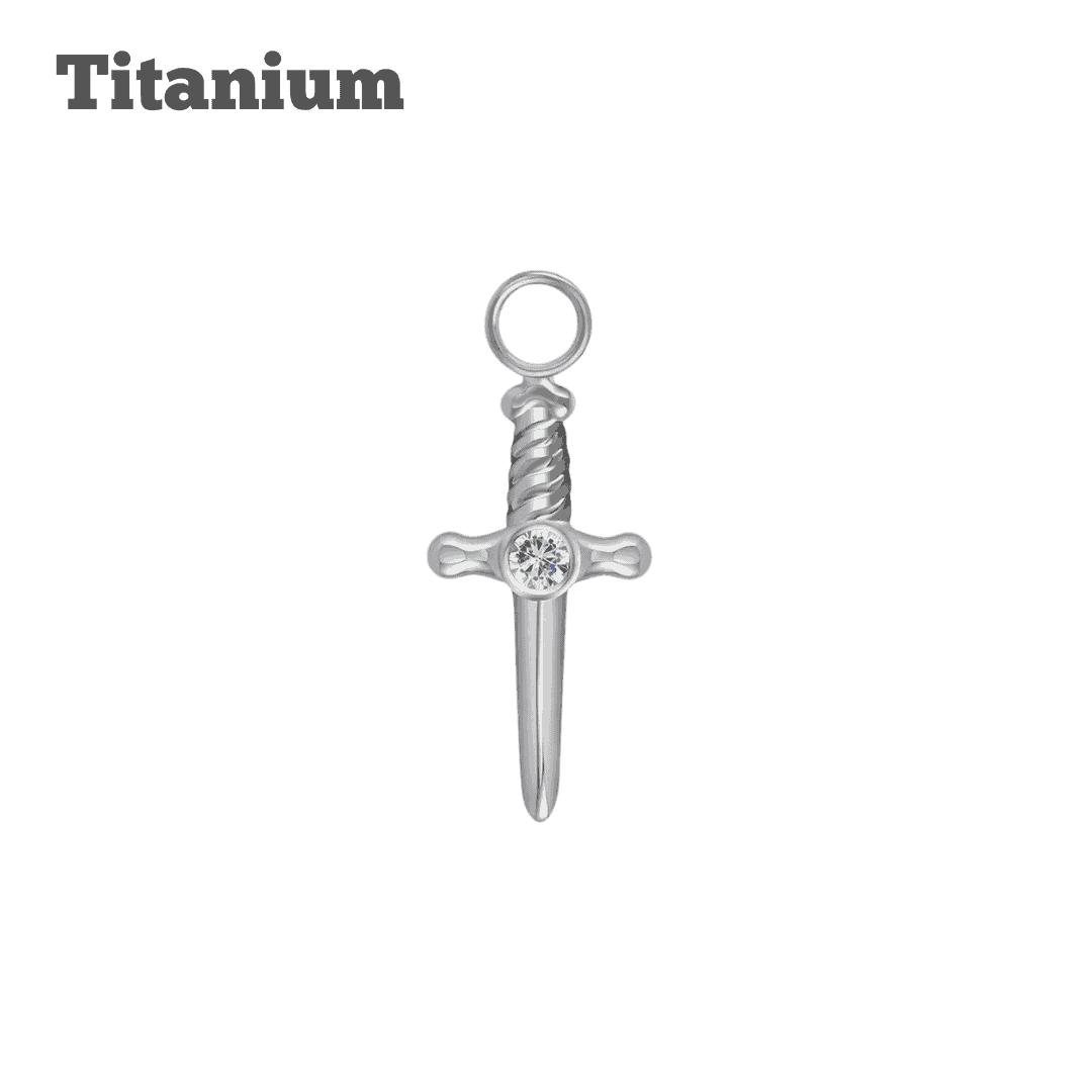 Titanium Bayonet Charm