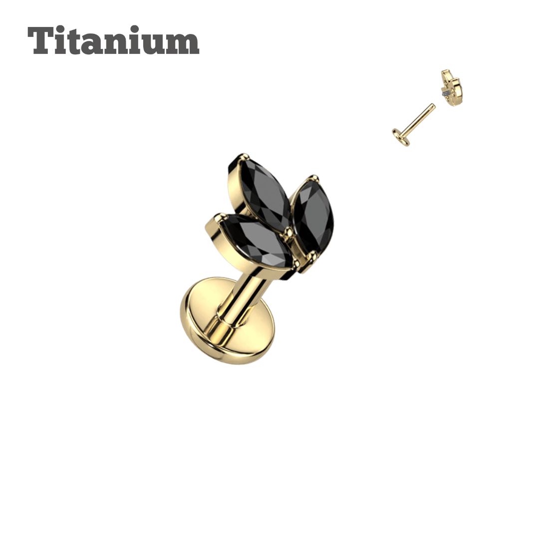 Lotus Titanium Threaded Labret