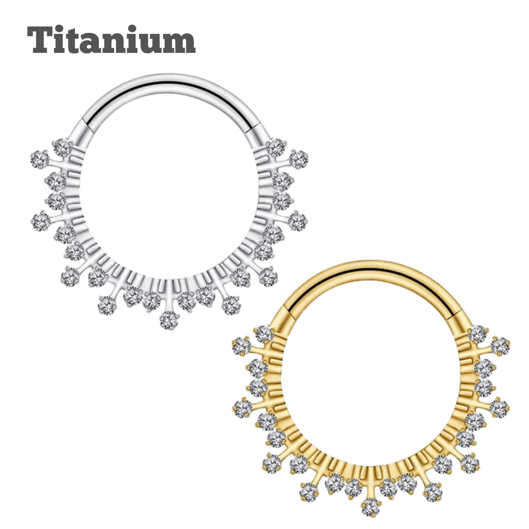 Titanium Hestia Hinged Hoop